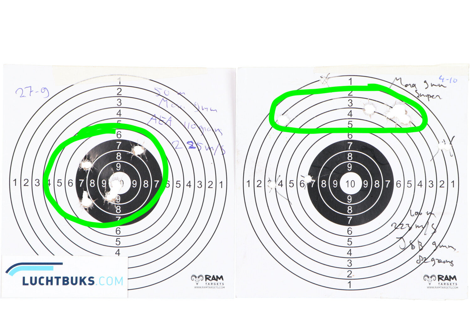 Mora 9mm Sniper met pellets