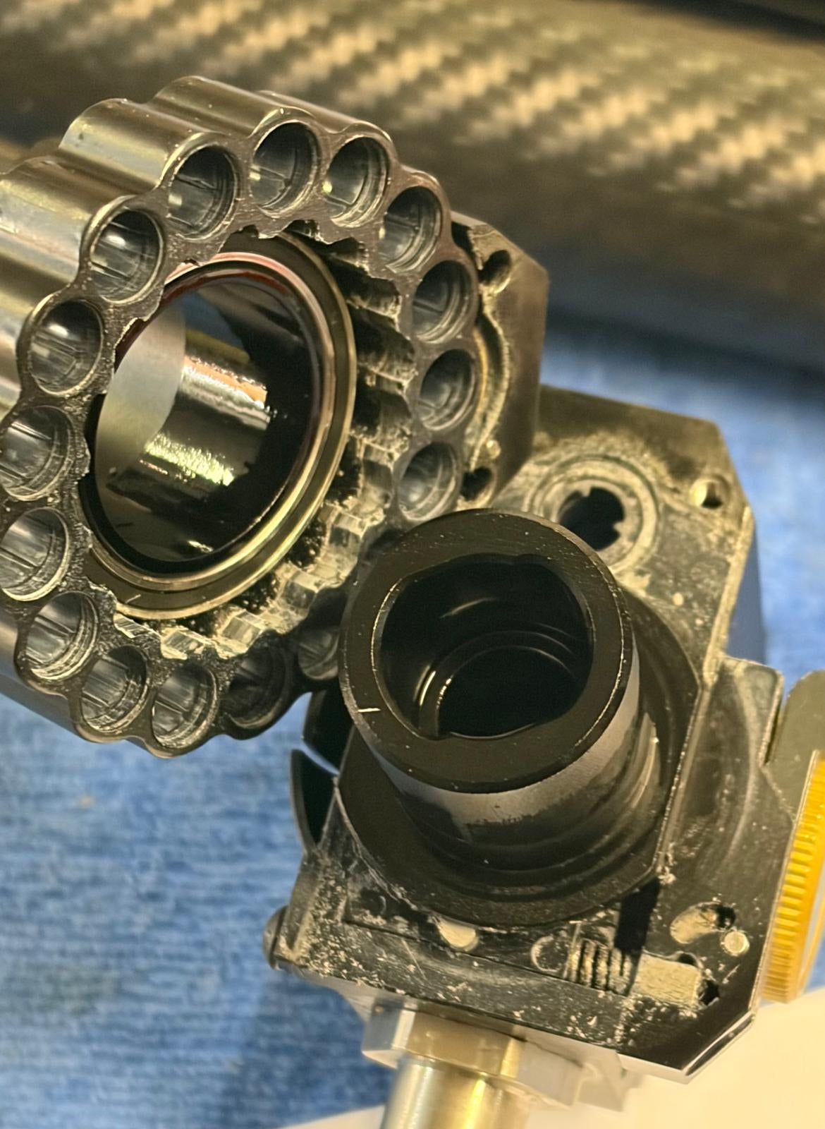 Reinigung des Huben GK1 nach Tausenden von Schüssen