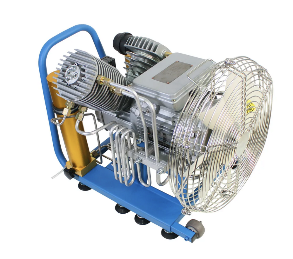 Carette Air Cooled V33 Compressor 300 bar Dual Purpose