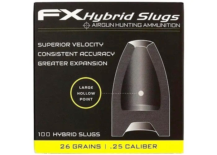 FX Hybrid Slugs .25 / 6.35mm 26,3gr HP