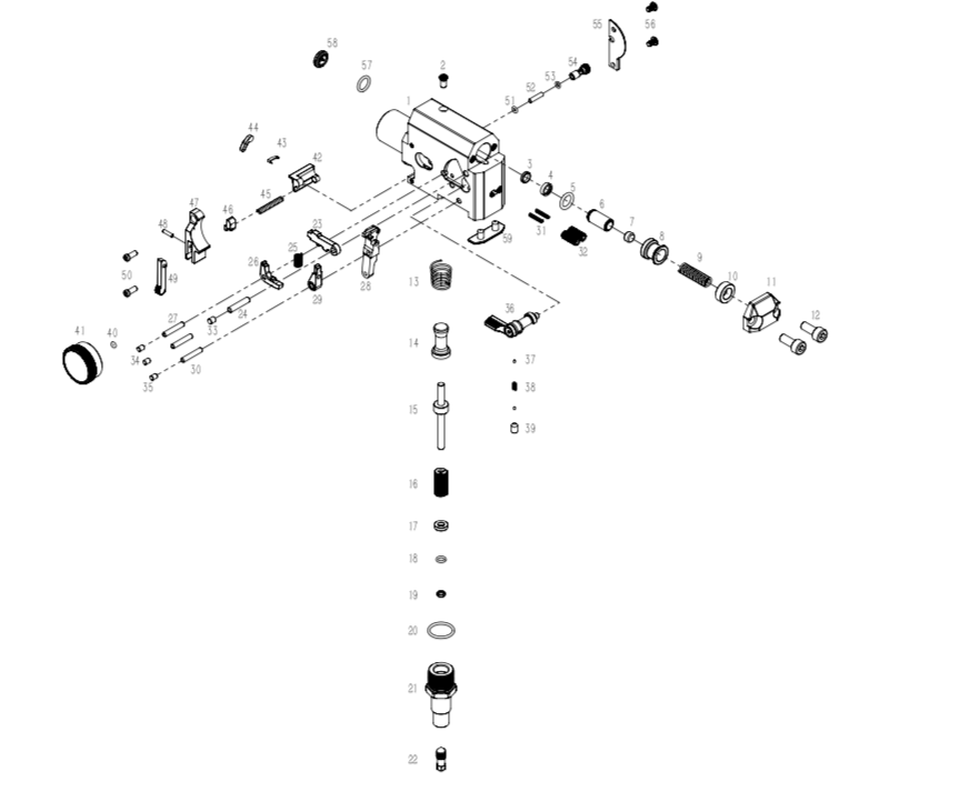 Huben Airguns Close Valve Spring Stem