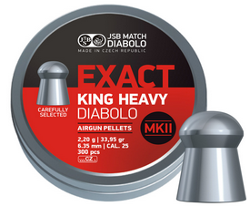 JSB Exact King Heavy MK2 .25 6,35mm 34gr (MKII) Bigbox