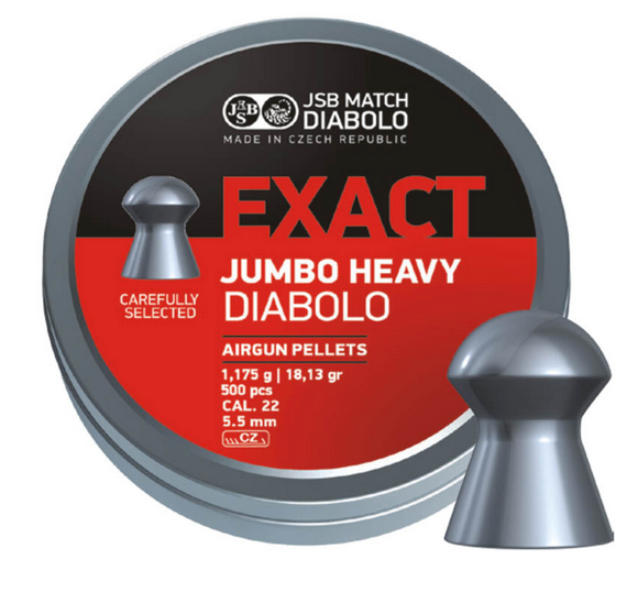 JSB Exact Jumbo Heavy 5,52mm .22 18,13gr