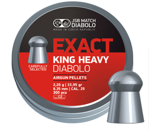 JSB King Heavy .25 6,35mm 34gr Bigbox