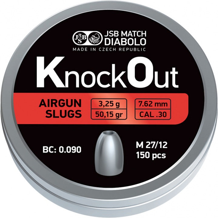 JSB Knock Out Slugs .30 / 7.62mm 50,15gr