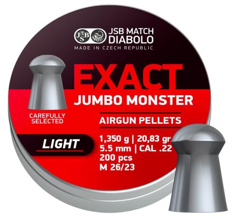 JSB Monster Light 5.5mm .22 20.83gr