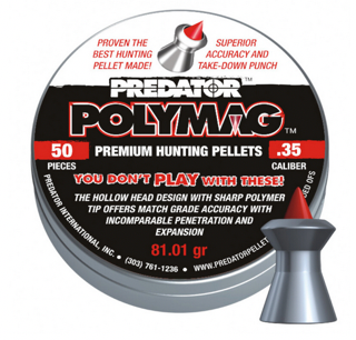 JSB Predator Polymag 9mm .35 81,01gr