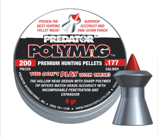 JSB Predator Polymag 4,5mm .177 8gr