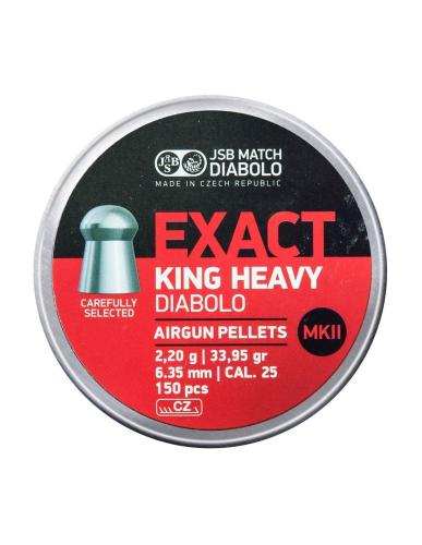 JSB Exact King Heavy MK2 .25 6,35mm 34gr (MKII)
