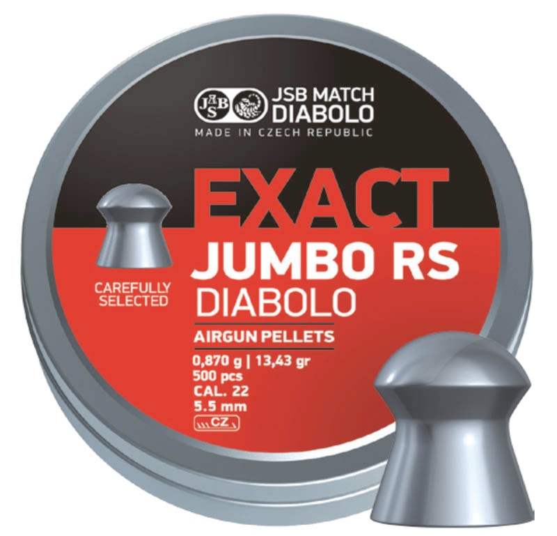 JSB Exact Jumbo RS 5,52mm .22 13,43gr BIGBOX