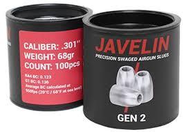 Javelin Slugs Gen2 .301 7,62mm 68 grain