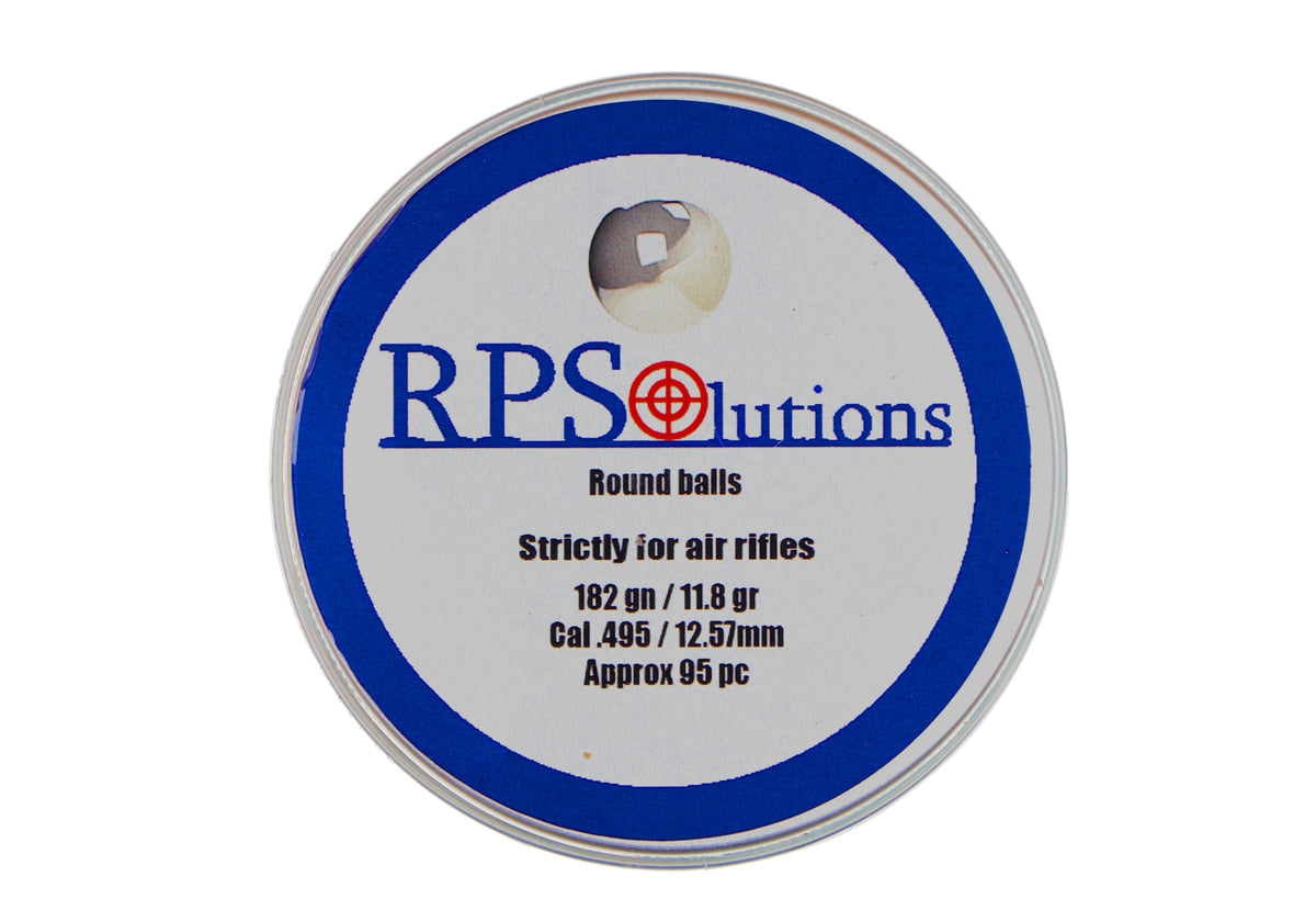 RPS .495 182 grains ronde ballen voorkant