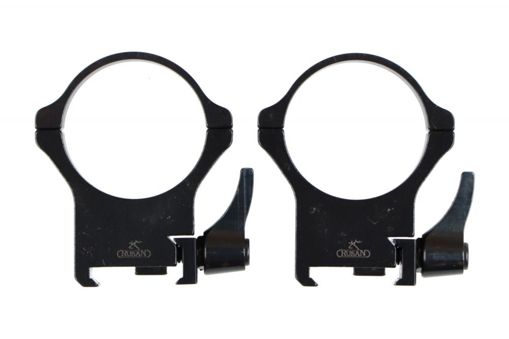 Rusan-Mikron Steel Precision Tactical Picatinny Rings 36mm H17 QDT