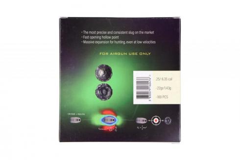 ZAN Lead Free Slugs .25 6,35mm 22gr