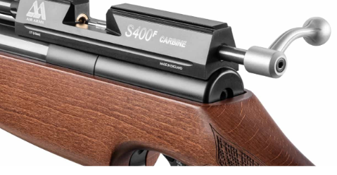 Air Arms S400 Carbine Beuken - detail cocking bolt