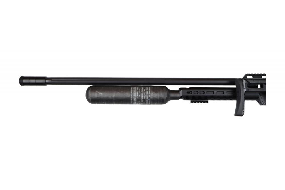 AirMaks Katran XB HP - détail de la crosse et de la crosse pliable