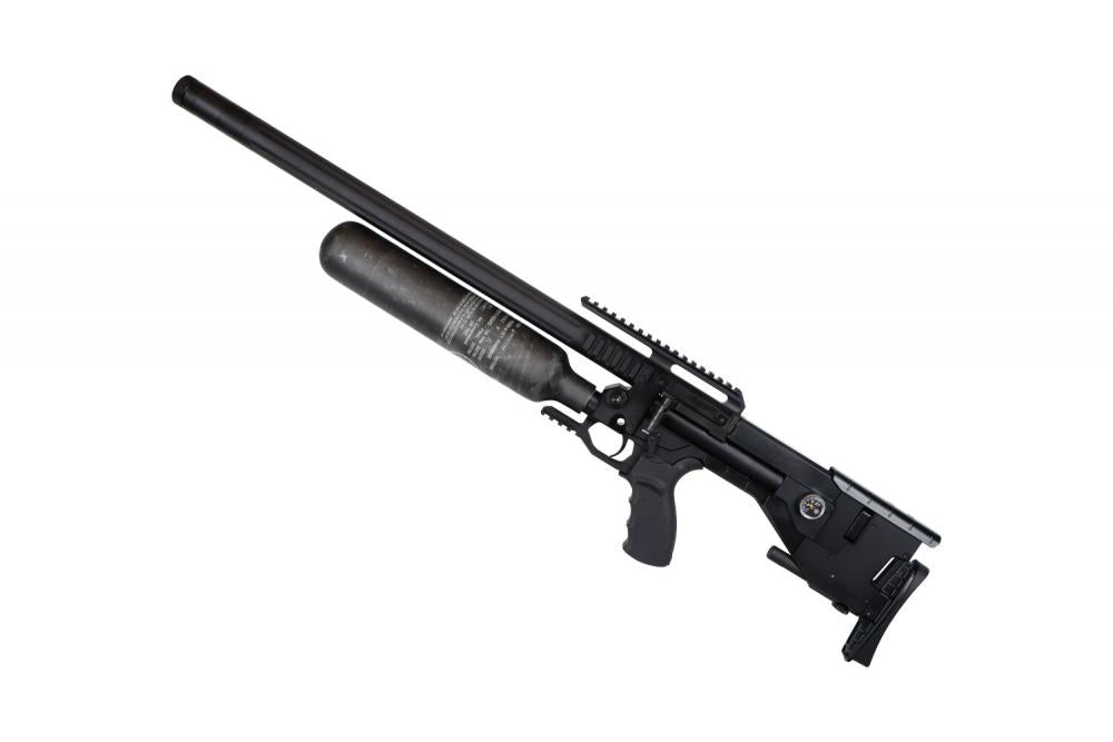 AirMaks Krait X - détail du manomètre et de la poignée pistolet