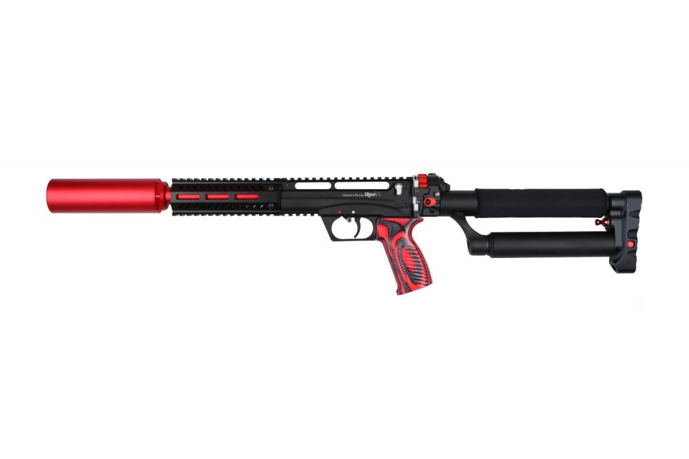 Edgun Leshiy2 Lang EAR Tishina RED – mit Carbonflasche