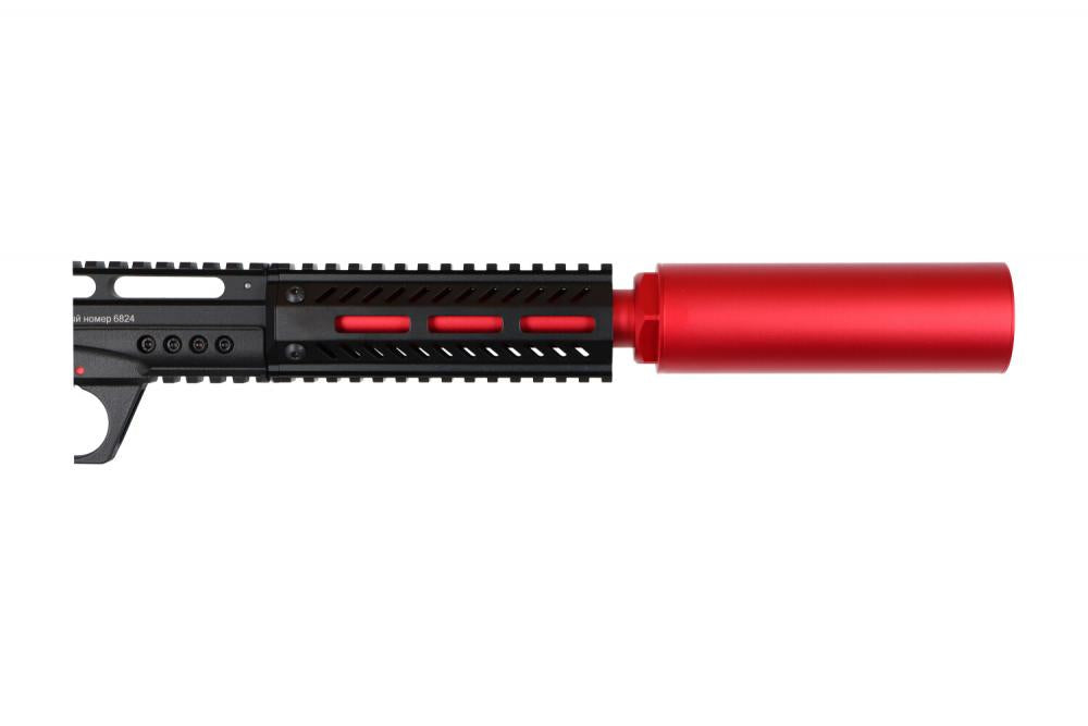 Edgun Leshiy2 Lang EAR Tishina RED – Detailansicht des roten Dämpfers