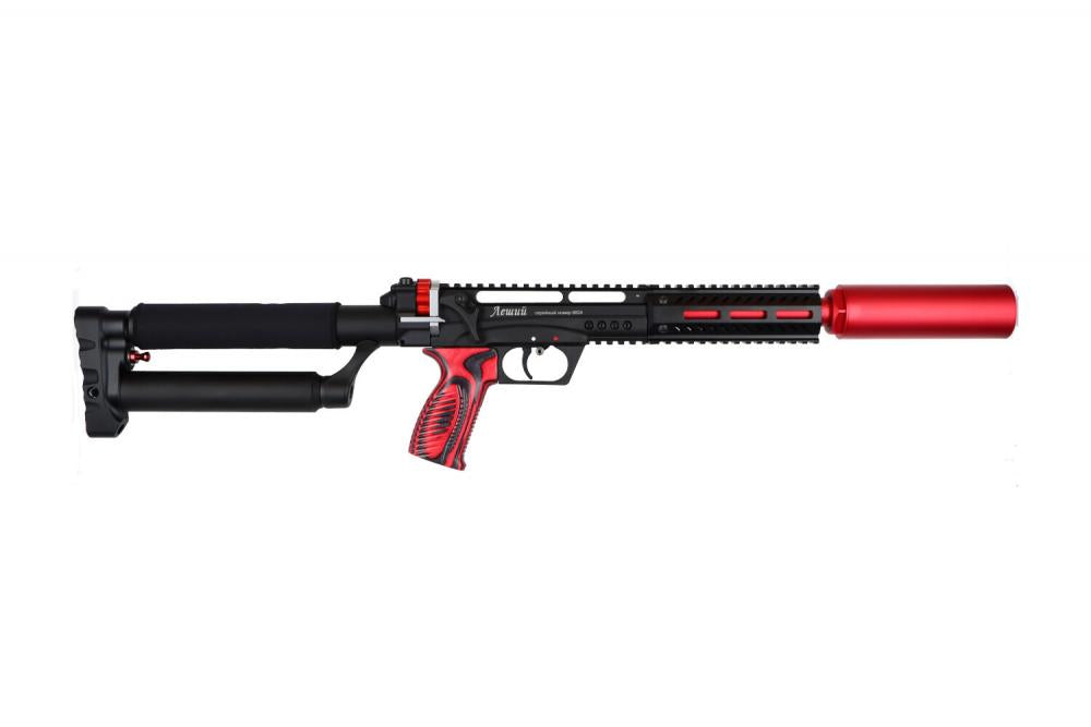 Edgun Leshiy2 Lang EAR Tishina RED – Kolben ausgeklappt