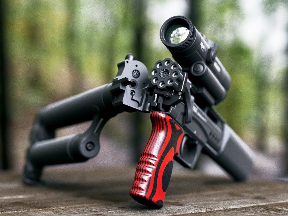 Edgun Leshiy2 Long Semi-Auto 350 mm - vue de profil (2)