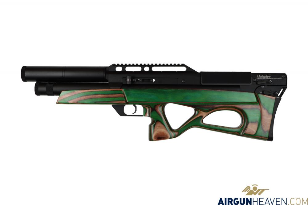 Edgun Matador R5M Laminated – grünes Laminat, Seitenansicht