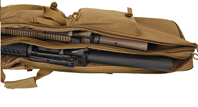 Dubbel Foudraal 120cm x 32cm Zwart