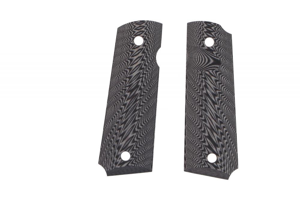 1911 Handgreepjes Micarta Zwart / Grijs