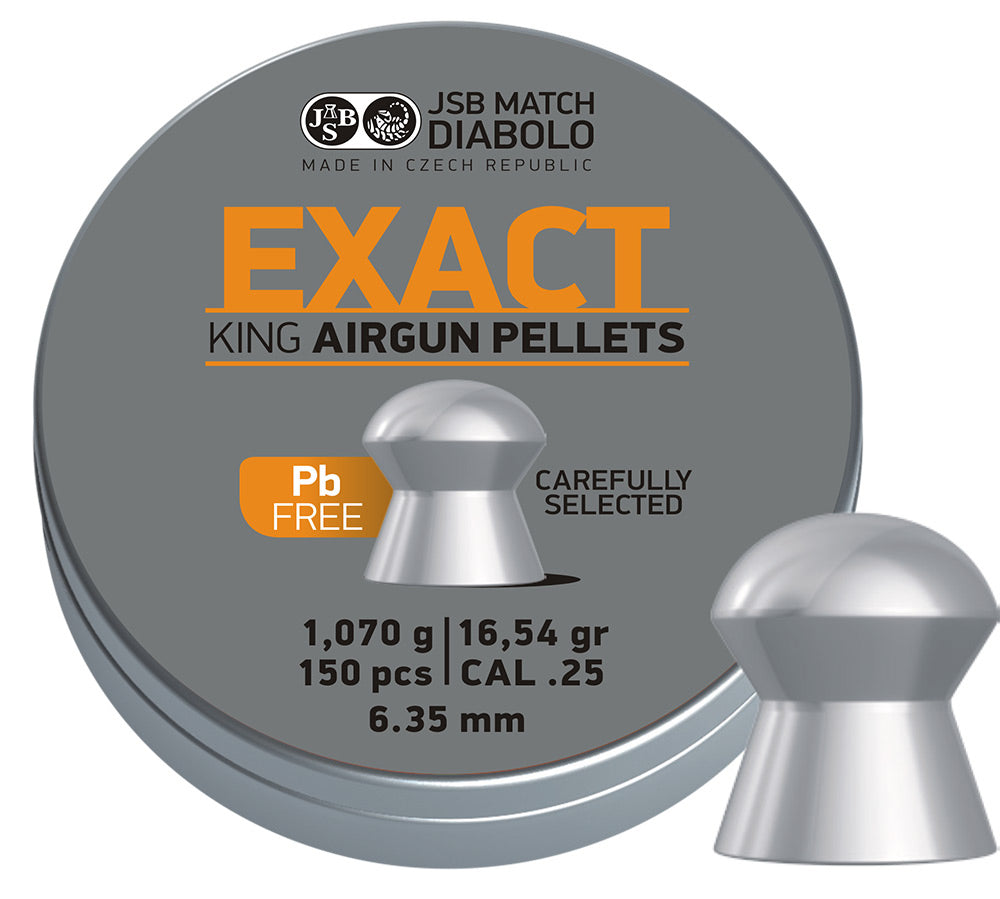 JSB Exact King Lead-free 6.35mm