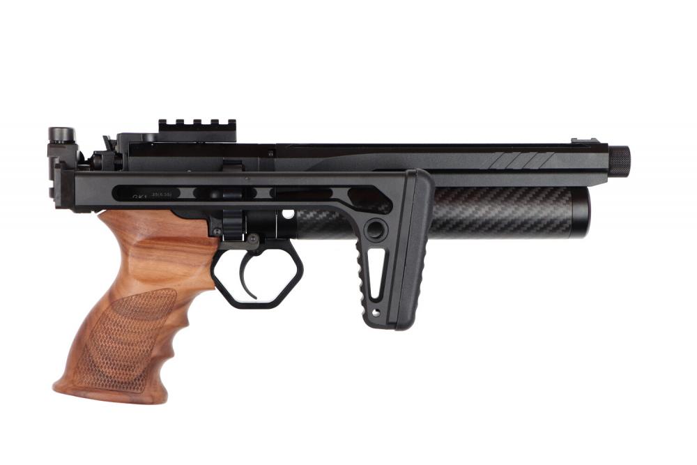 GK1 Pistool Aluminium Klap Kolf Picatinny - Rubber Buttpad