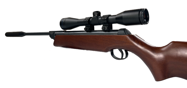 Luxus-Knicklauf-Luftgewehr SET 4x40 Zielfernrohr + Schalldämpfer