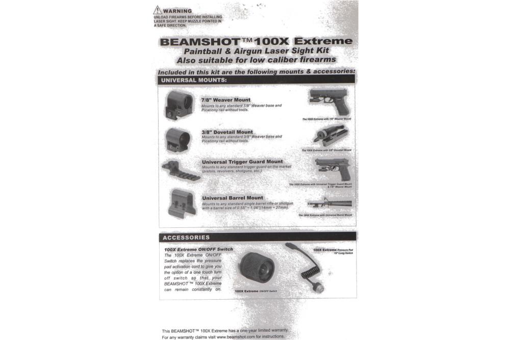 Beamshot Superlaser inc. Mounts
