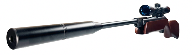 Luxe Knikloop Luchtbuks SET 4x40 Kijker + Demper