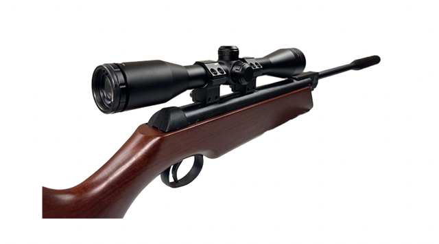 Luxe Knikloop Luchtbuks SET 4x40 Kijker + Demper