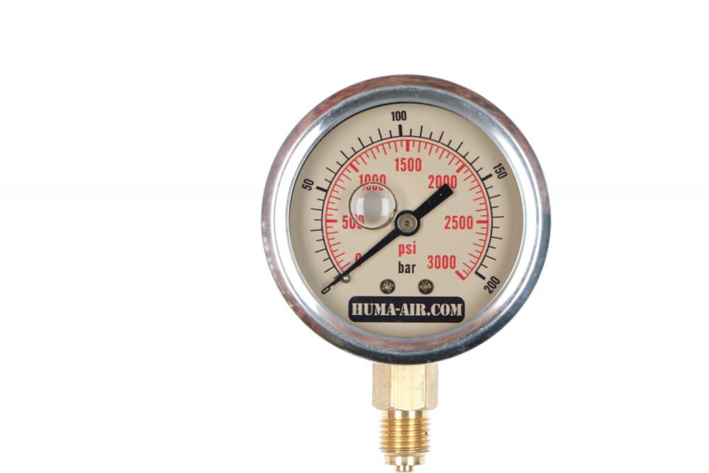 1/4 BSP Manometer Huma 63mm