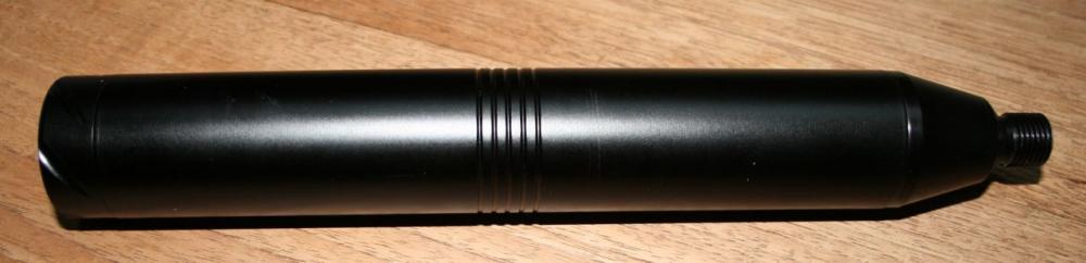 Air Arms Q-Tec demper 1/2 UNF Male .22 en .25 voor Air Arms luchtbuksen