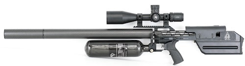 RTI Arms Mora Sniper - volledig met kijker, linkerzijde