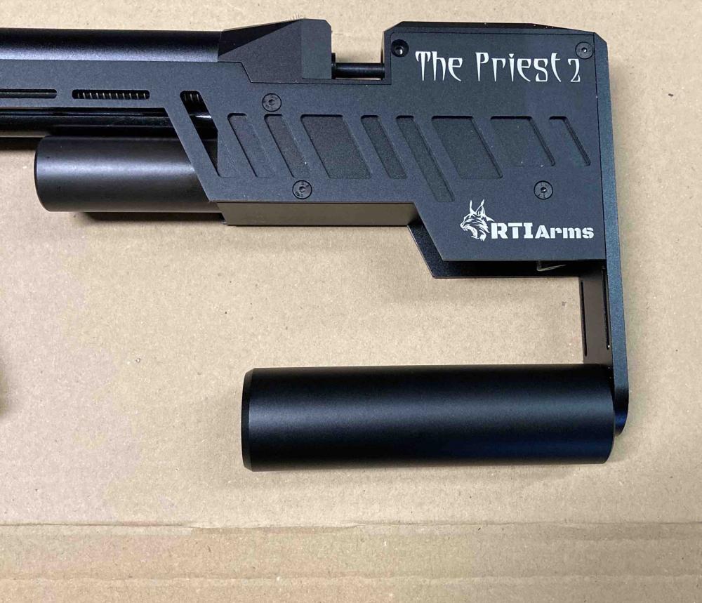 RTI Arms Priest 2 Shooting Bag Rider - gemonteerd