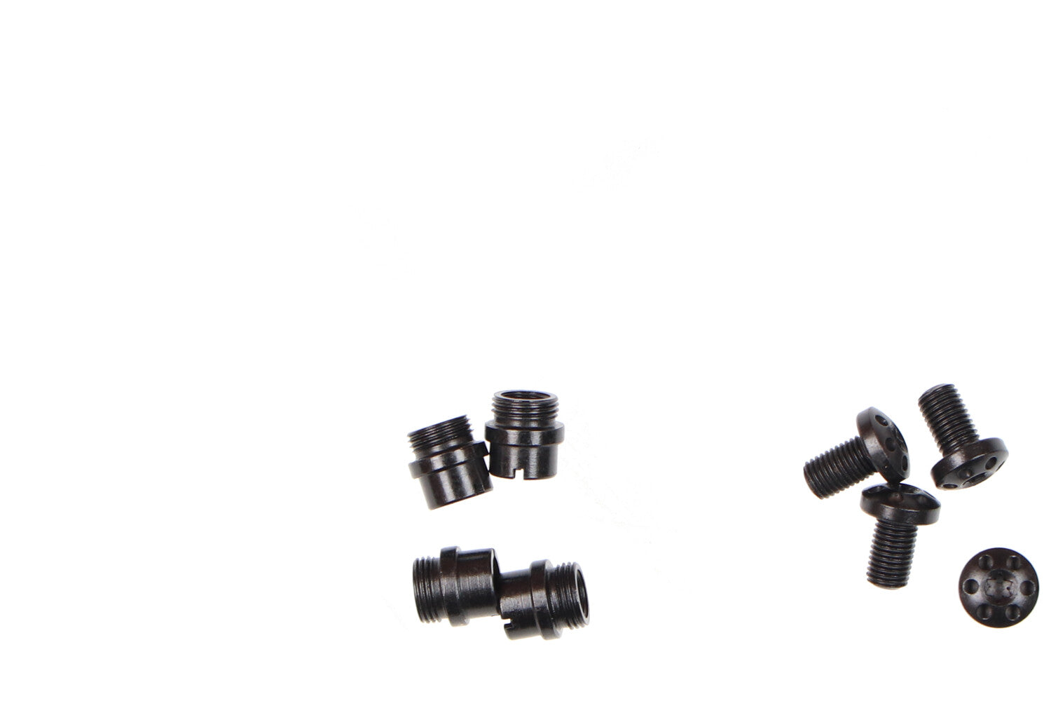 1911 Pistool Schroefjes + Busjes Zwart / Zilver