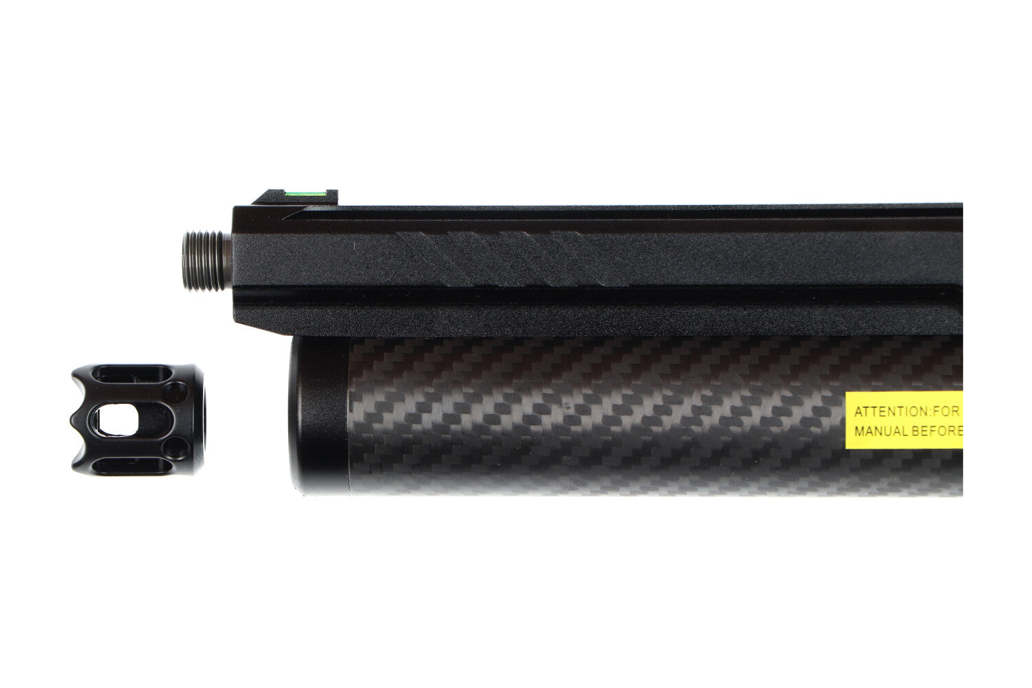 Aluminium Muzzle Brake / Draadbeschermer 1/2 UNF