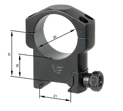 Hoge Mounts 30mm Picatinny Vector Optics