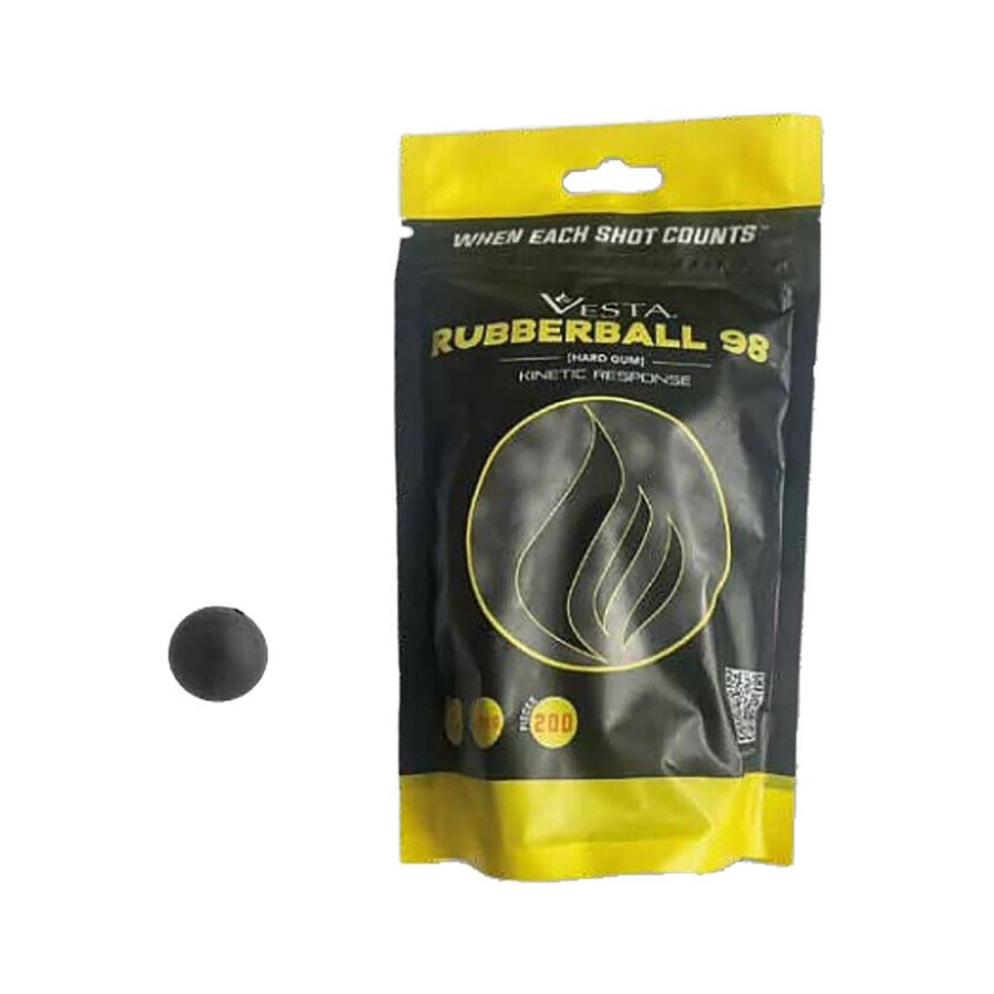 Vesta .50 Rubber Ball, 98 balles, paquet de 200 pièces