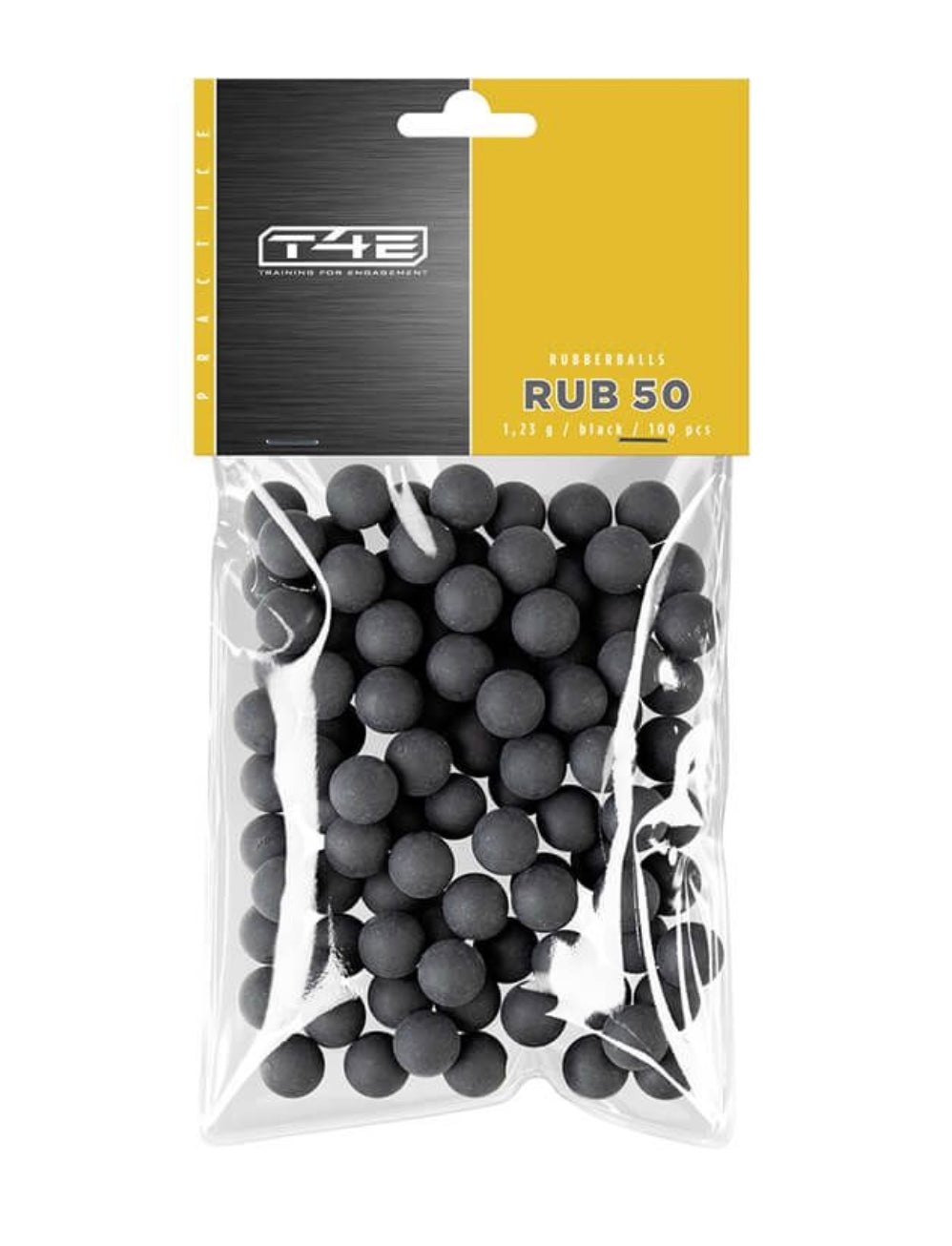 Umarex T4E Practice RUB .50 19gr Rubber ballen