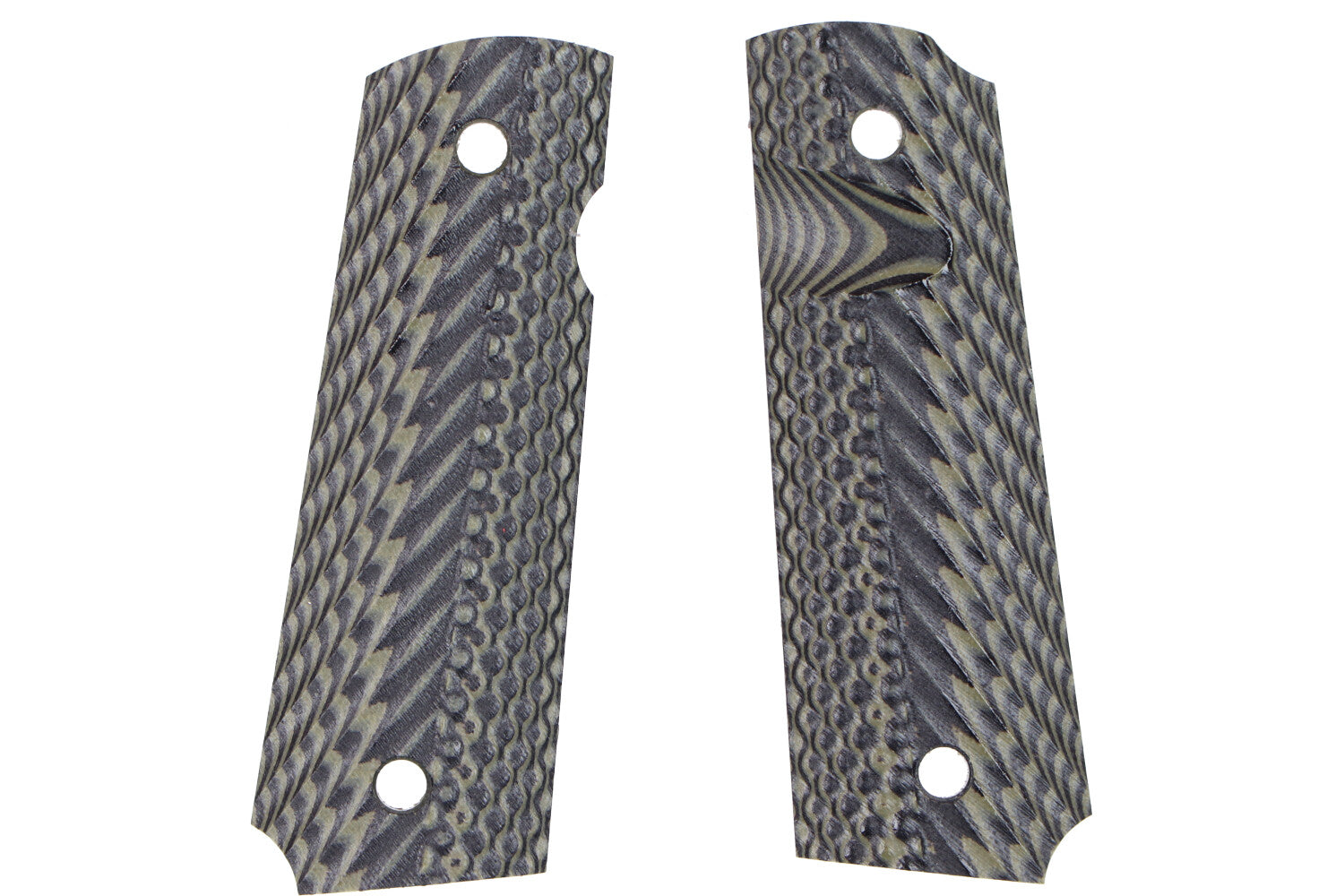 1911 Handgreepjes Micarta Zwart / Groen