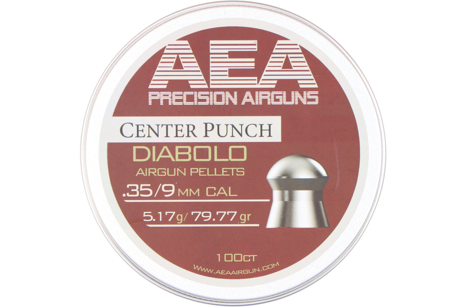 AEA Center Punch Pellets 9mm .35 79,77gr