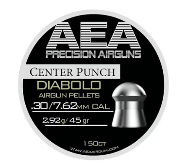 AEA Center Punch Pellets 7,62mm .30 45gr