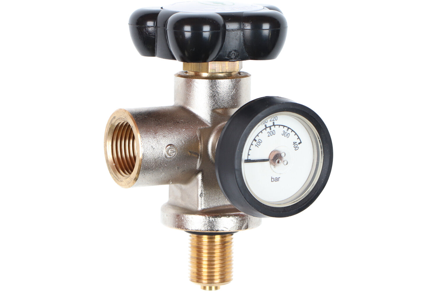 Bisley Cilinderkraan 300 Bar M18x1,5 + Manometer