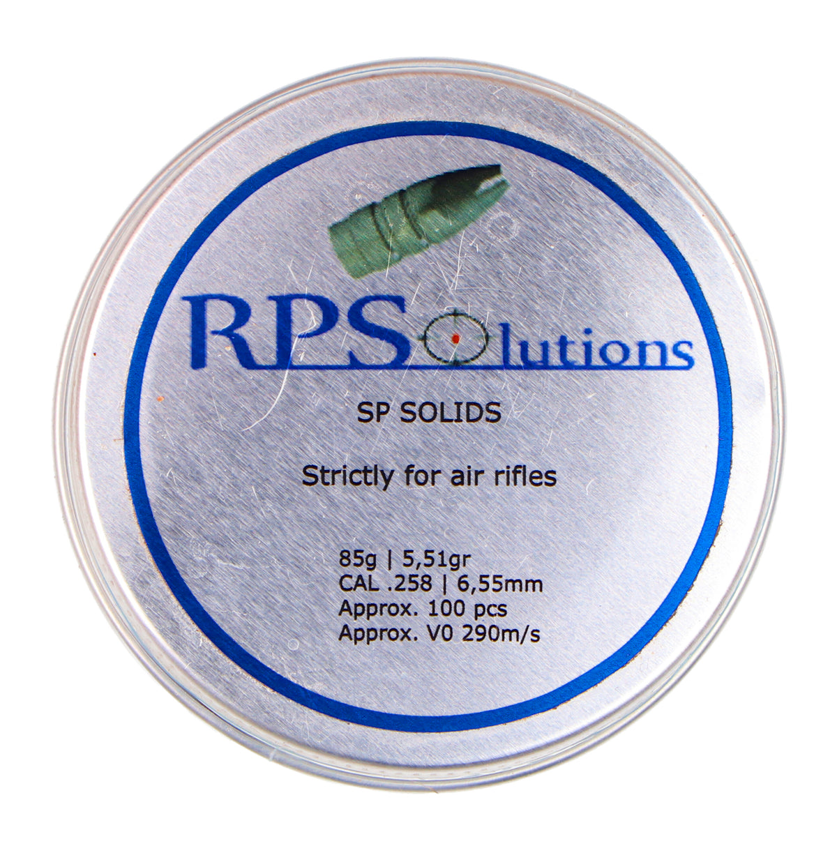 RPS .258 High SP Power Solids für Texan usw. 85- grains -Packung