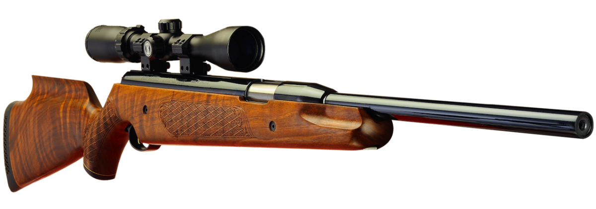 Air Arms ProSport 4,5 mm mit Walnussschaft und Zielfernrohr