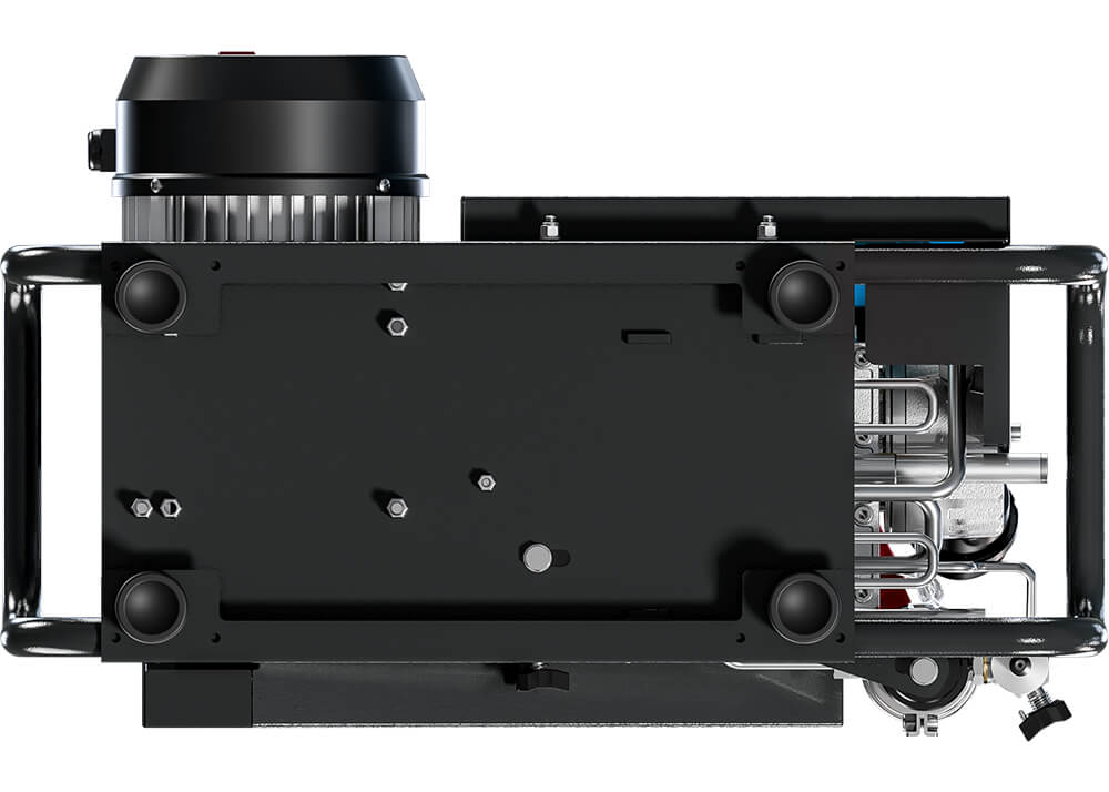 Airvalt Icon 100 LSE compressor onderkant